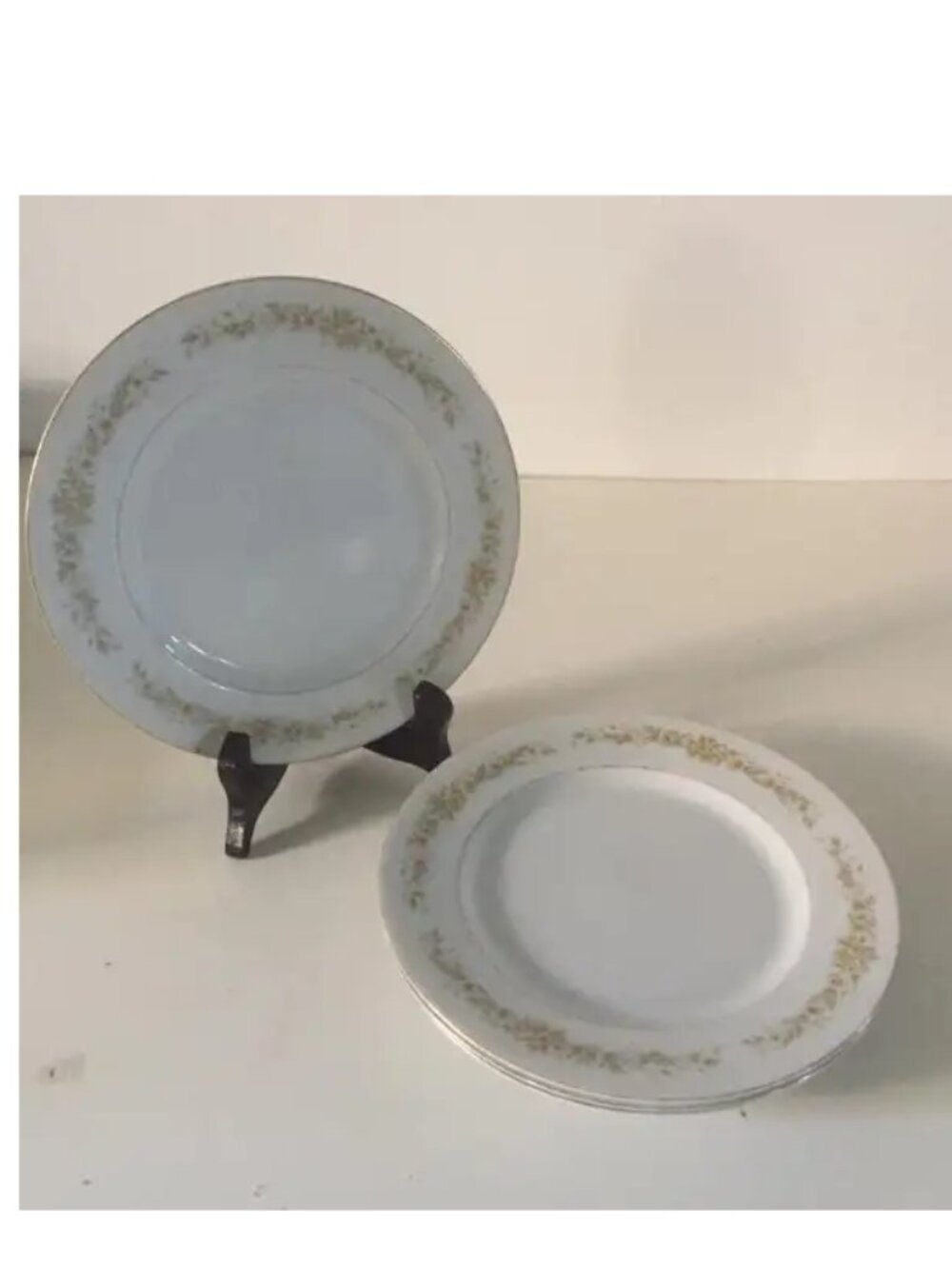 Vintage 6 x Golden Rose MITA FINE CHINA Of Japan Salad Plate